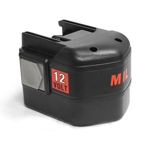 12V 2000mAh Replacement Ni-Cd Battery for Milwaukee 49-24-0150 6560-20