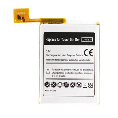 3.7V 1030mAh Replacement Battery for Apple iPod 5th Generation iPod Touch 616-0621 5th Gen - Click Image to Close