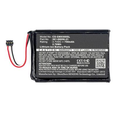 3.7V 750mAh Replacement Li-ion Battery for Garmin 361-00056-21 Driveluxe 50 LMTHD 010-01531-00 - Click Image to Close