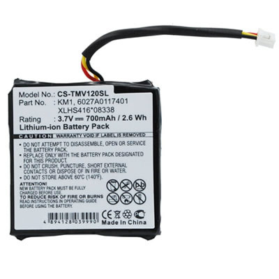 3.7V 700mAh Replacement Battery for TomTom CS-TMV120SL CSTMV120SL TomTom EASE - Click Image to Close