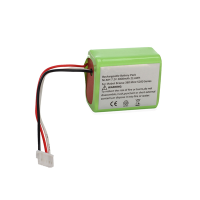7.2V 2500mAh Replacement Vacuum Battery for iRobot Braava 380 380T Mint 5200 5200B 5200C - Click Image to Close