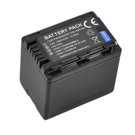 3.70V 3900mAh Replacement Battery for Panasonic CS-HCV310MX VW-VBT380 HC-V110 HC-V130 HC-V710
