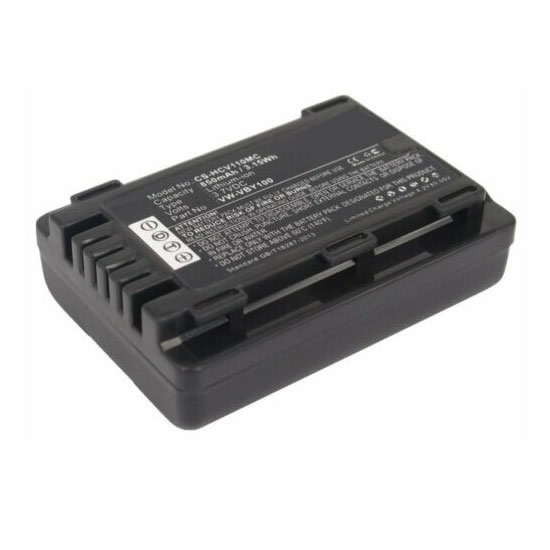 3.70V 850mAh Replacement Battery for Panasonic VW-VBY100 HC-V110 HC-V110GK - Click Image to Close