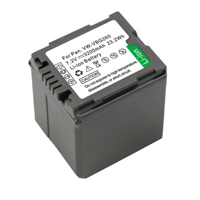 7.20V 3200mAh Replacement Battery for Panasonic VW-VBG070 VW-VBG070-K VW-VBG070PPK - Click Image to Close