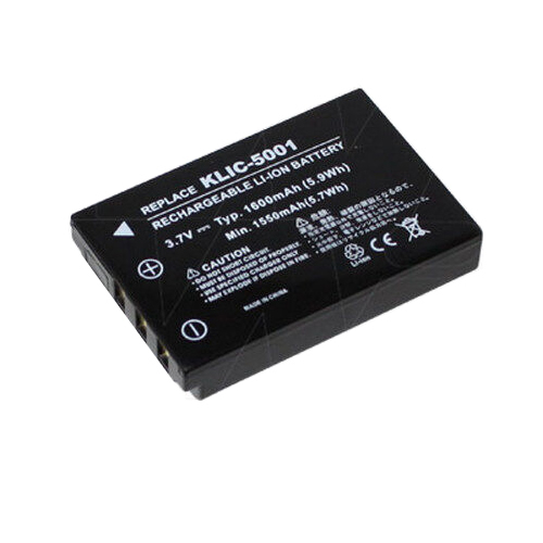 3.70V 1600mAh Replacement Battery for Sanyo DB-L50A Xacti VPC-FH1 VPC-HD2000 VPC-TH1 VPC-WH1 Series