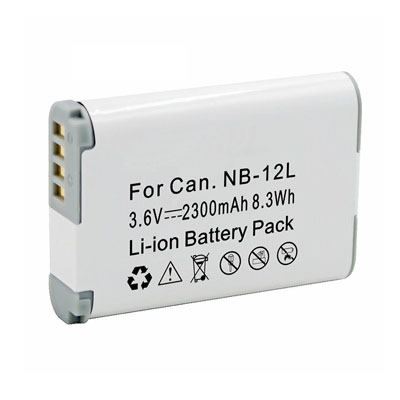 2300mAh Replacement Battery for Canon NB 12L PowerShot G1 X Mark II VIXIA mini X - Click Image to Close