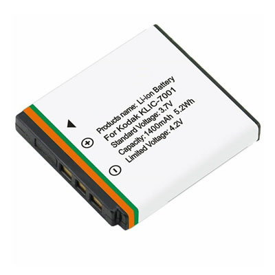 3.70V 800mAh Replacement Battery for Kodak KLIC-7001 KLIC7001 EasyShare M1063 M341 M863 V570 V610