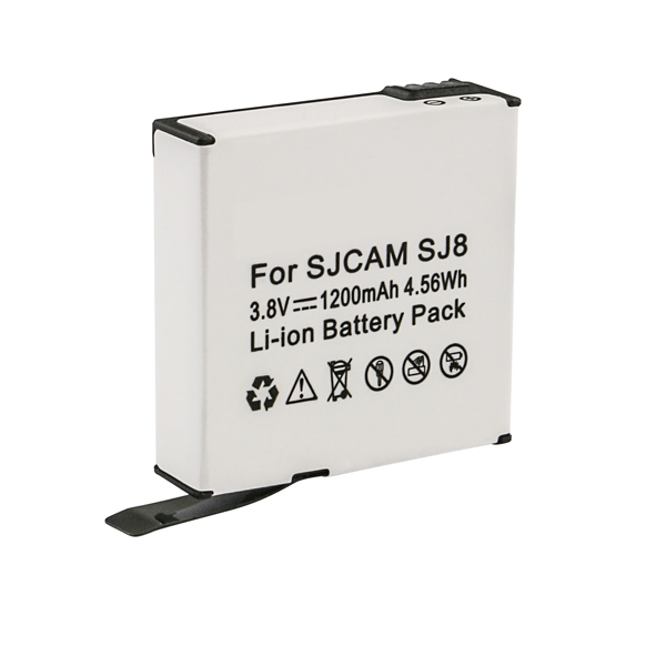 Replacement Battery for SJCAM SJ8 SJ8B Star Sport Camera 3.8V 1200mAh - Click Image to Close