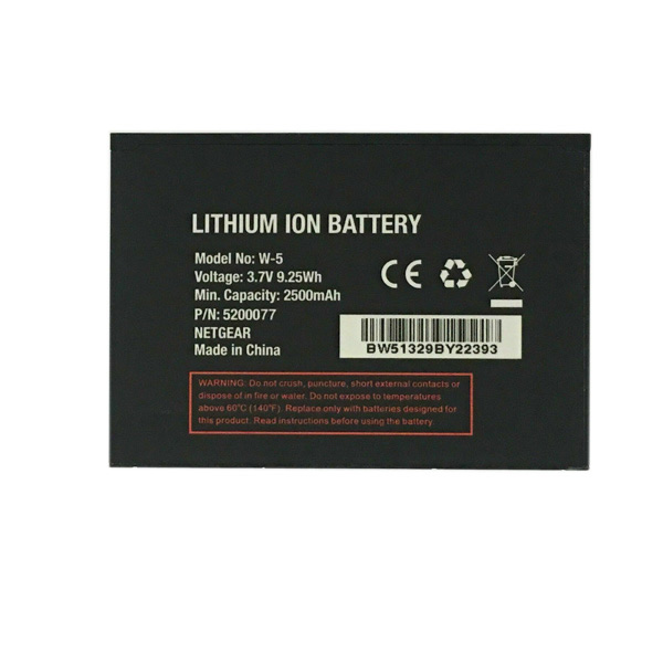 2.7V 2500mAh Replacement Battery for Netgear AirCard 770S 771S 782s Unite-344B W-5