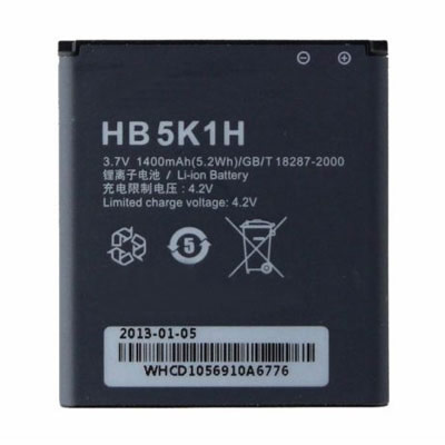 3.7V 1400mAh Replacement Battery for Huawei HB5K1H Fusion 2 U8655 Ascend II M865 - Click Image to Close