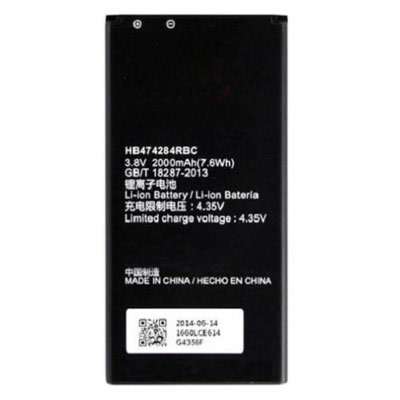 3.8V 2000mAh Replacement Battery for Huawei HB474284RBC Ascend G521 G521-L076 G601