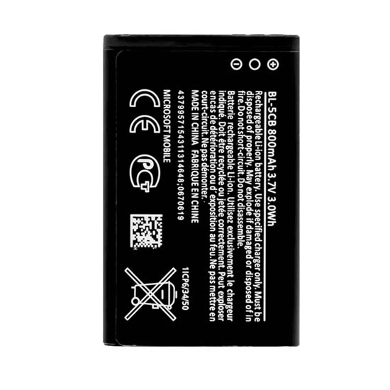 New 800mAh Replacement Battery for Nokia BL-5CB 100 C1-01 1800 1616 1280 106 113 X2-05