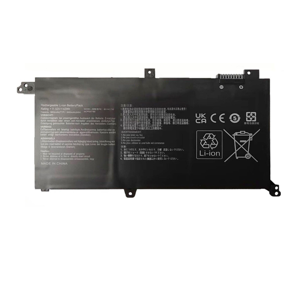 Replacement Laptop Battery for ASUS B31N1732 0B200-02960000 0B200-02960400 B31Bi9H 11.52V 42Wh - Click Image to Close