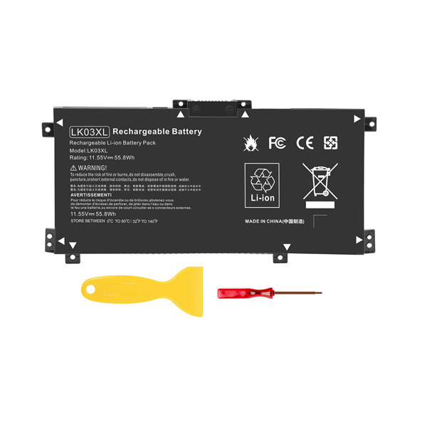 15.55V 55.8Wh Replacement Laptop Battery for HP 916368-421 916368-541 916814-855 HSTNN-LB7U - Click Image to Close