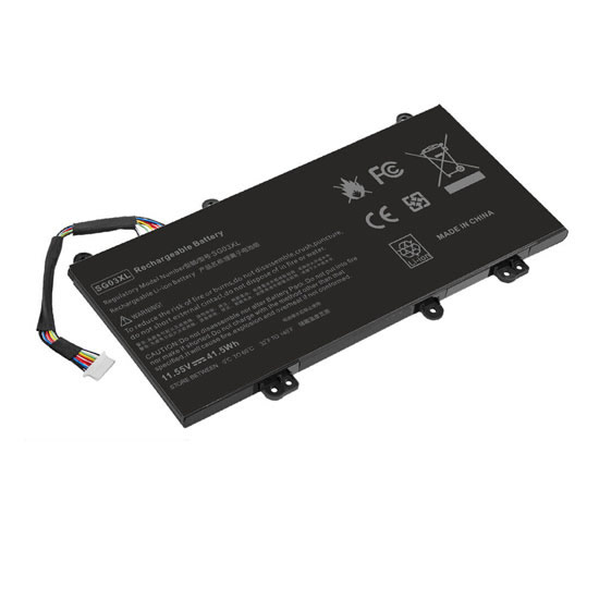 11.55V 41.5Wh Replacement Laptop Battery for HP TPN-I126 HSTNN-LB7E HSTNN-LB7F 849048-421