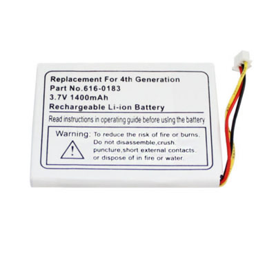 3.7V 800mAh Replacement Battery for Apple iPod Classic 4th Gen 20GB 30GB 40GB 60GB