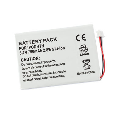 3.7V 750mAh Replacement Battery for Apple iPod M9586J/A M9586KH/A M9586LL/A M9586TA/A