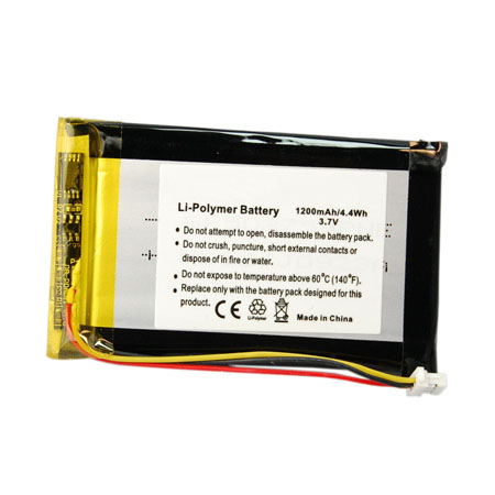 1250mAh Replacement Battery for Garmin CS-IQN460SL AD21AD23B0WOW Nuvi 465 465T 465LTM