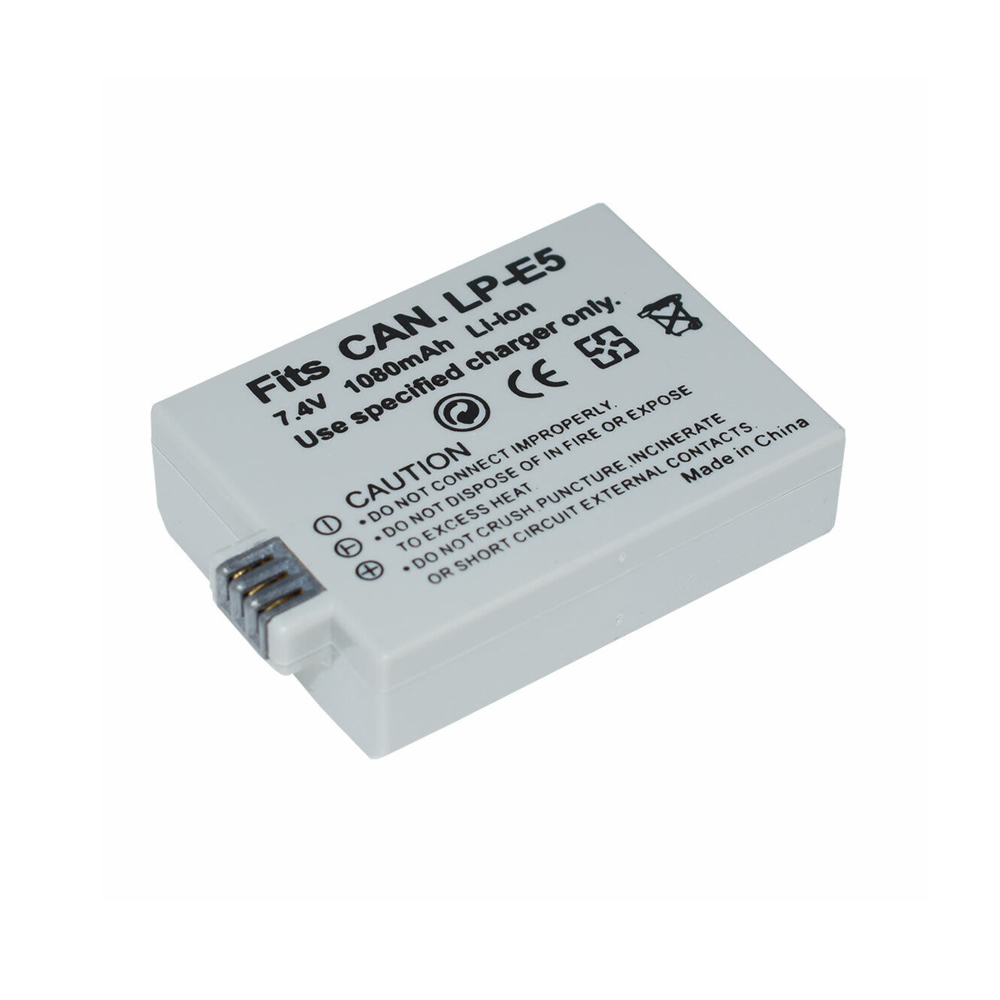 1080mAh Replacement Battery for Canon Digital Rebel T1i XS XSi Kiss F X2 Kiss X3 - Click Image to Close