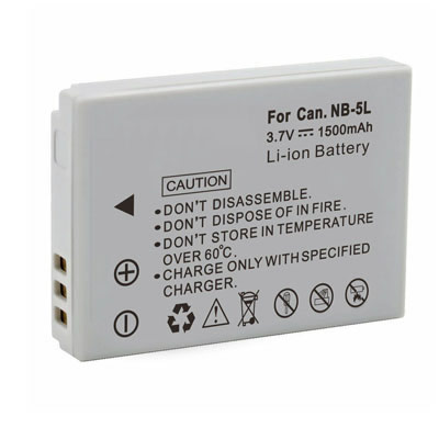 3.70V Replacement Battery for Canon NB-5L NB5L PowerShot S100 SD850 SD970 IS SX230 HS - Click Image to Close