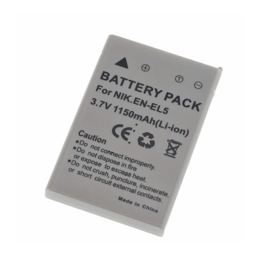 3.7V 1150mAh Replacement Battery for Nikon Coolpix P5100 P6000 P80 P90 S10