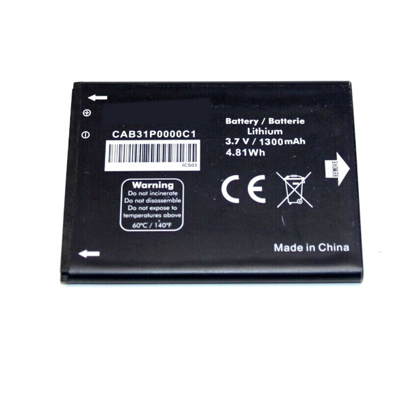 Replacement Battery for Alcatel One Touch OT-900 908 908F 909 910 915 918 983 985 3.7V 1300mAh - Click Image to Close