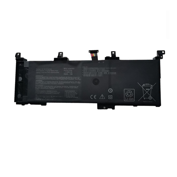 Replacement Laptop Battery for ASUS C41N1531 0B200-0194000 0B200-01940100 4ICP4/70/92 15.2V 62Wh - Click Image to Close