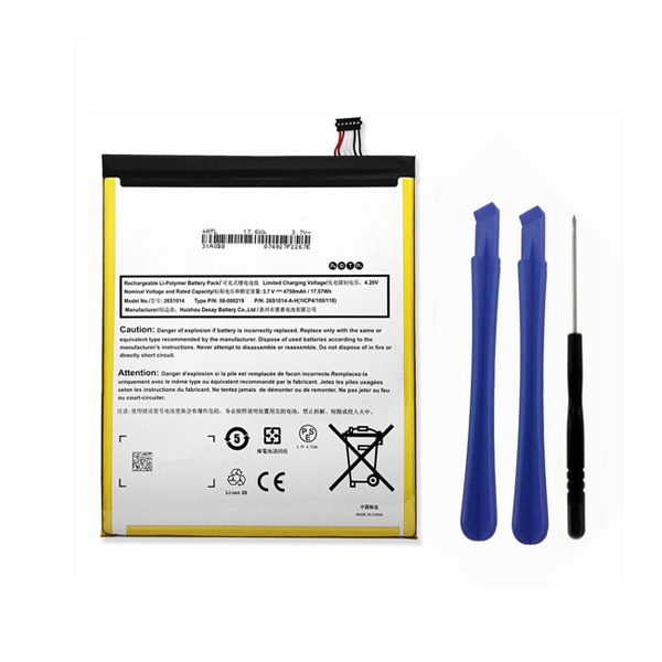 3.8V 4750mAh Replacement Battery for MC-31A0B8 Amazon Fire HD 8 7th 8th Gen SX034QT L5S83A - Click Image to Close