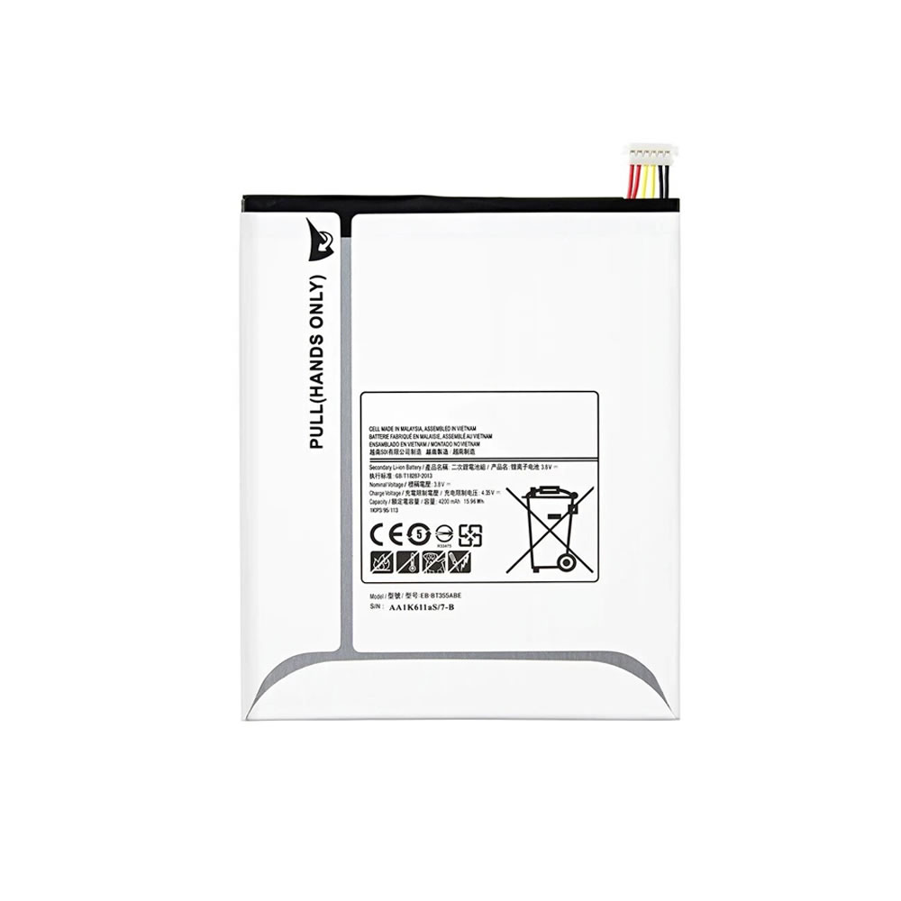(image for) 4200mAh Replacement EB-BT355ABE Battery for Samsung Galaxy Tab A 8 SM-T350 T355C Tab5 P350