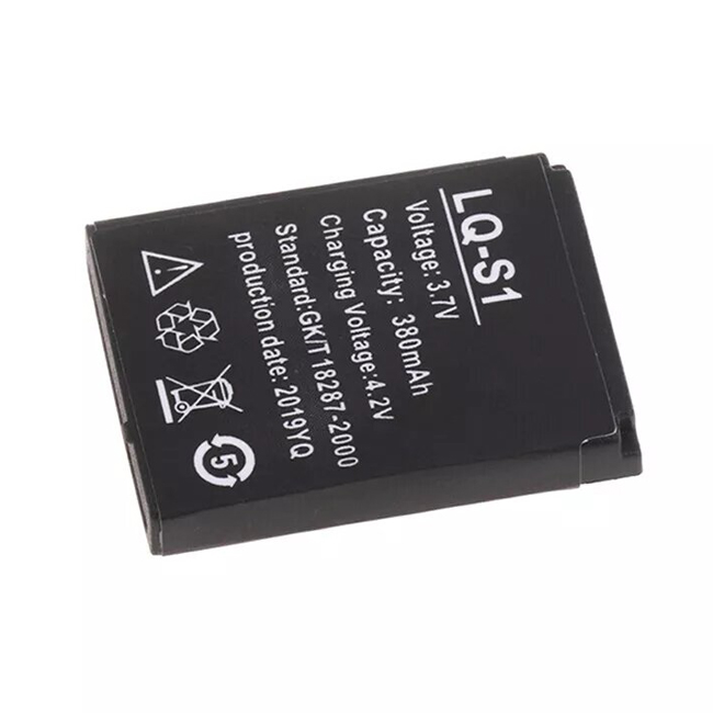 (image for) 3.7V 380mAh LQ-S1 Replacement Battery for Smartwatch GT08 X6 V8 W8 QW09 GDS-S9 RYX-NX9 HKX-S1