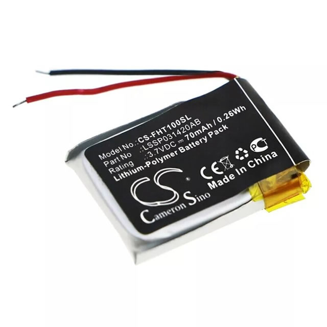 (image for) 3.7V 70mAh LSSP031420AB Replacement Battery for FB405 Fitbit Charge HR Smart Activity Tracker and Fitness Watch