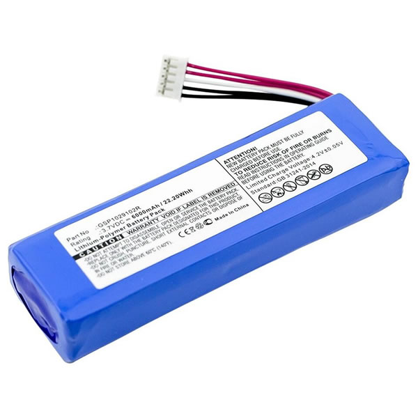 (image for) Replacement Battery for JBL Charge 2+ Charge 3 2015 2 Plus Portable Bluetooth Speaker GSP1029102R P763098