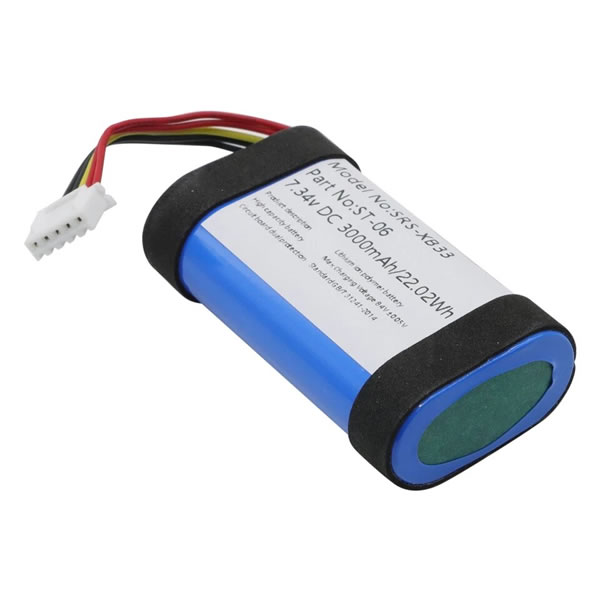 (image for) 7.34V ST-06 ST-06S Replacement Battery for Sony IAJ002NA ID1057 ULT Field 1 SRS-XB31 SRS-XE300 YY7862E srs-xb32 srs-xb33 Speaker