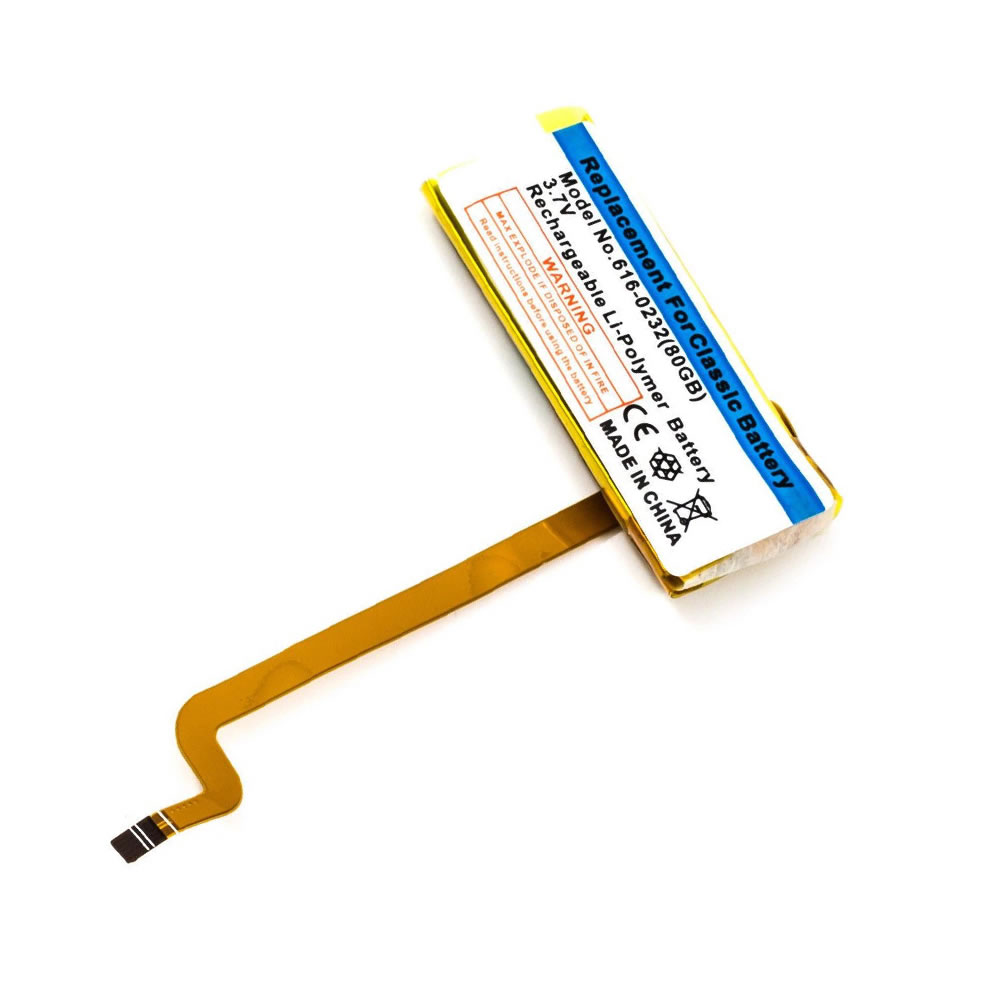 (image for) 3.7V 450mAh Replacement Battery for Apple iPod Classic 6th Gen 80GB 7th Gen 120GB 160GB