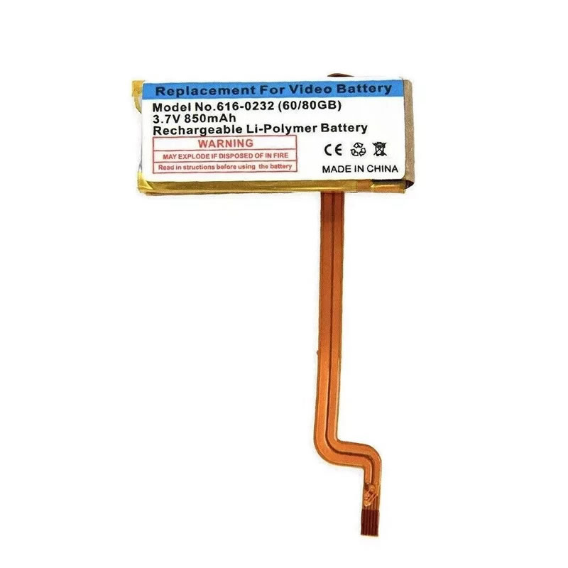 (image for) 3.7V 850mAh Replacement Battery for Apple iPod Classic 6th Gen 120GB 160GB 7th Gen 80GB