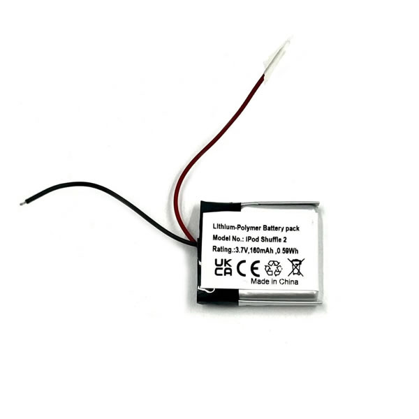 (image for) 3.7V 180mAh Replacement Battery for Apple iPod Shuffle 2nd Gen 2 616-0274