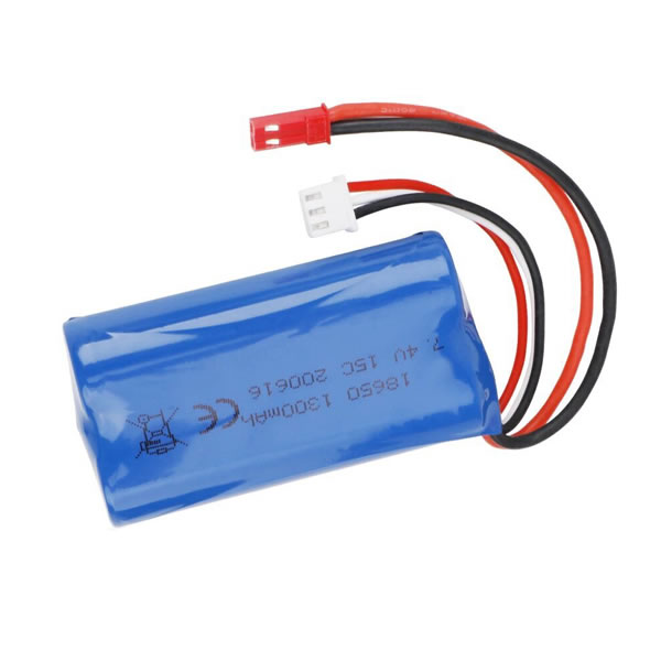 (image for) 7.4V 1300mah Replacement Battery 15C JST Plug for RC Car Off Road Truck