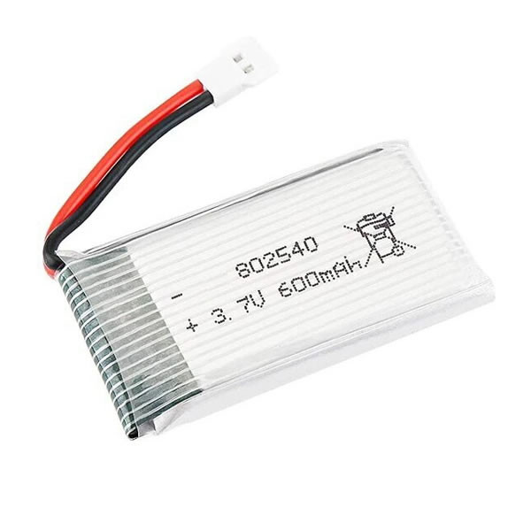 (image for) 3.7V 600mAh Replacement Battery for 25C XH2.54 Connector RC Quadcopter Drone