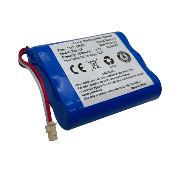 (image for) Replacement Battery 300-10186 for ADT Command Smart Security Panel ADT5AIO-1 ADT5AIO-2 ADT5AIO-3 ADT7AIO-1 Honeywell ADT 2X16 AIO 3.7V 7800mAh
