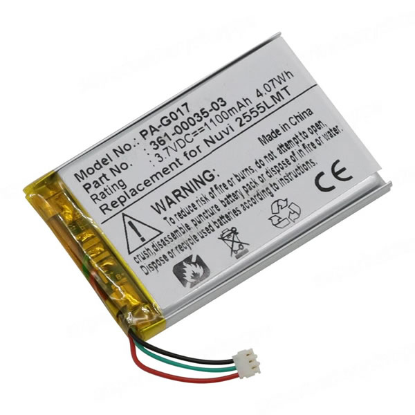 (image for) 3.7V GPS Replacement Battery for Garmin Nuvi 2545LMT 2545LT 2555 2555LMT 2555LT 2557