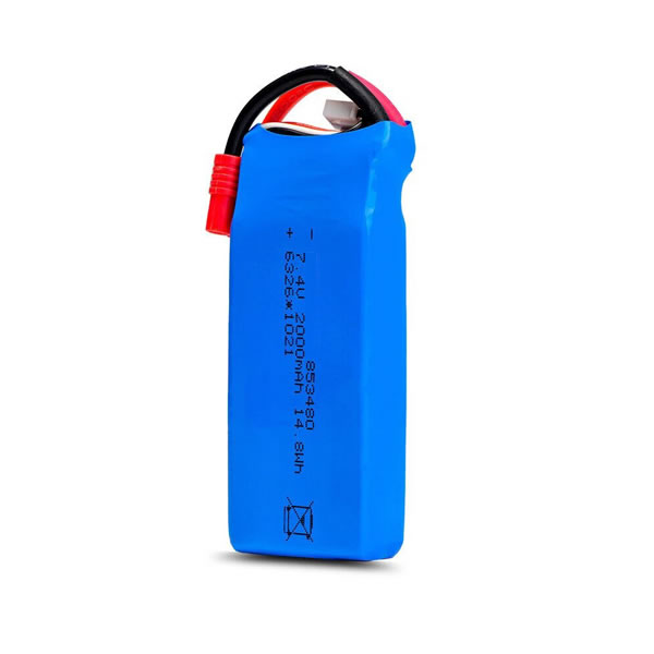 (image for) 2000mAh 7.4V 25C DRC-446 Drone Li-Ion Replacement Battery for Syma X8C X8W X8G X8HW X8HC X8HG