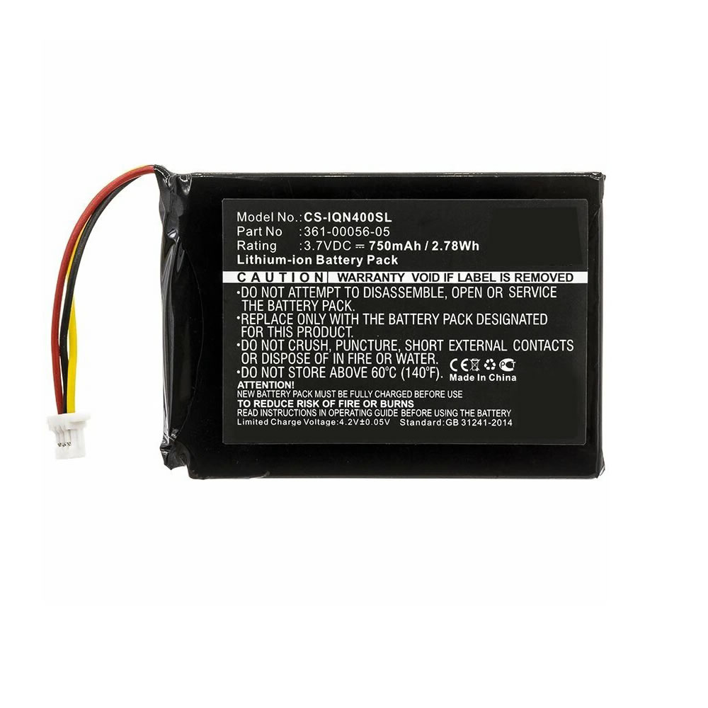 (image for) 3.7V 750mAh Replacement Li-ion Battery for Garmin 361-00056-05 Nuvi 40 40LM 5252LM