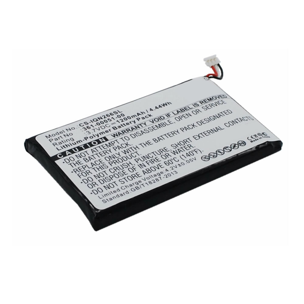 (image for) 1200mAh Replacement Battery for Garmin 361-00051-00 Nuvi 2660LMT 2669LMT