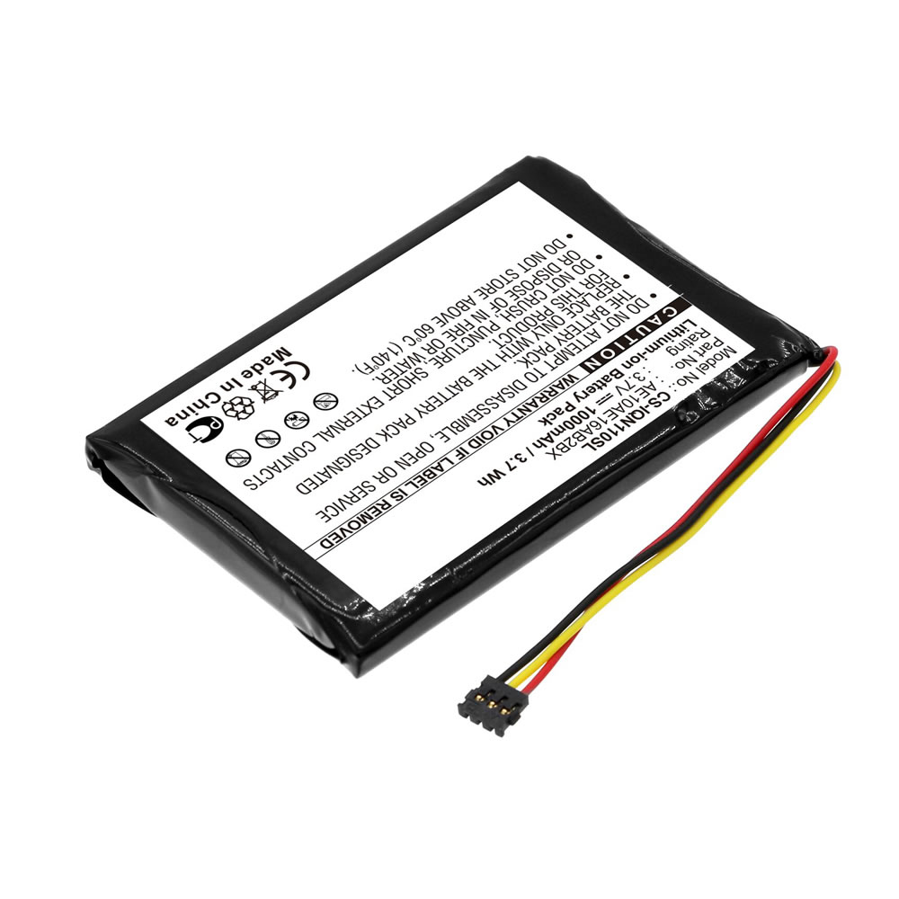 (image for) 1000mAh Replacement Battery for Garmin CS-IQN110SL CSIQN110SL 10AE16AB2BX Nuvi 1100 1100LM