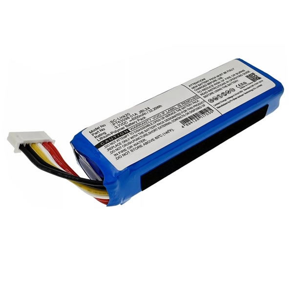 (image for) 3.7V 6000mAh P763098 01A Replacement Battery for Speaker JBL Link 20