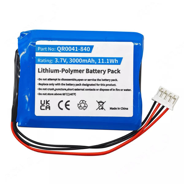 (image for) 3.7V QR0041-840 Replacement Battery for Qolsys IQ Panel 2 Panel 2 Plus
