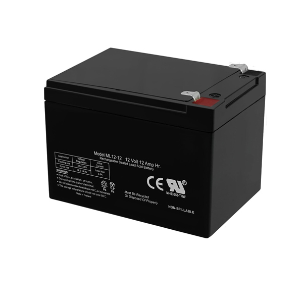 12Volt 12AH SLA AGM Battery Replacement for ML12-12F2 F2 Terminal