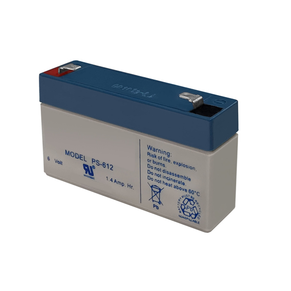6V 1.4Ah PS-612 SLA Replacement Battery for Expertpower EXP612 - Click Image to Close