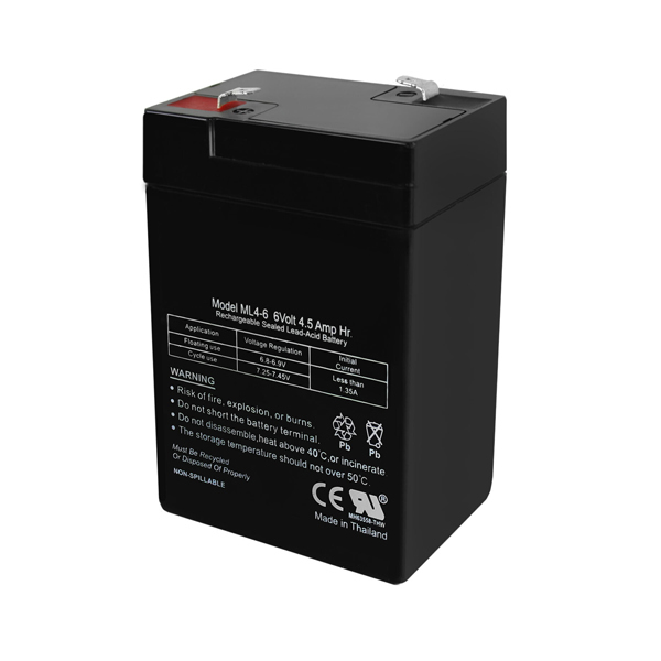 6V 4.5AH SLA Replacement Battery for Panasonic LC-R064R5P LC-R064R2P - Click Image to Close