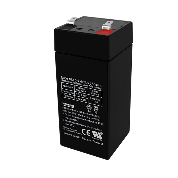 6V 4.5AH ML4.5-4 SLA Replacement Battery for Fi-Shock SS-440